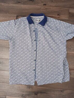 90s Five Crown button down xl Ska surf skate California